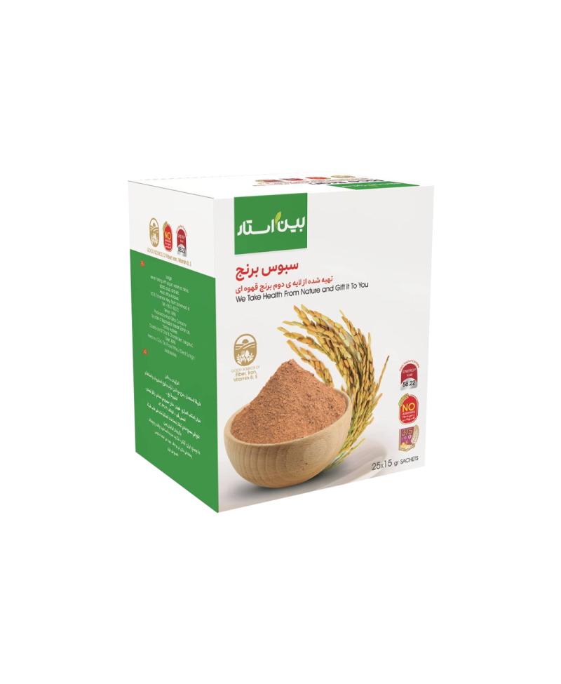 سبوس برنج قهوه ای دکتر بیز (بین استار)
